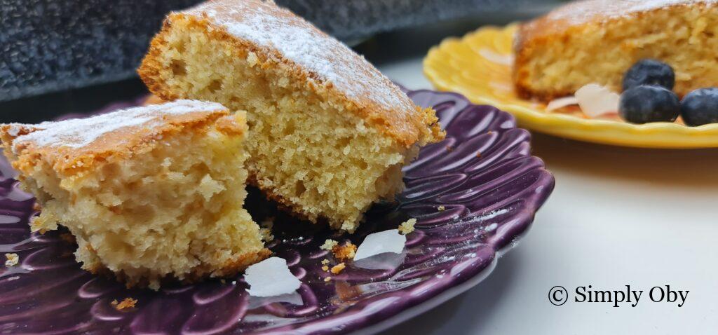 Lemon yogurt sheet cake