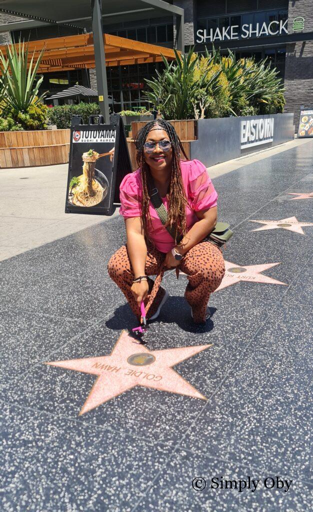 Hollywood walk of Fame