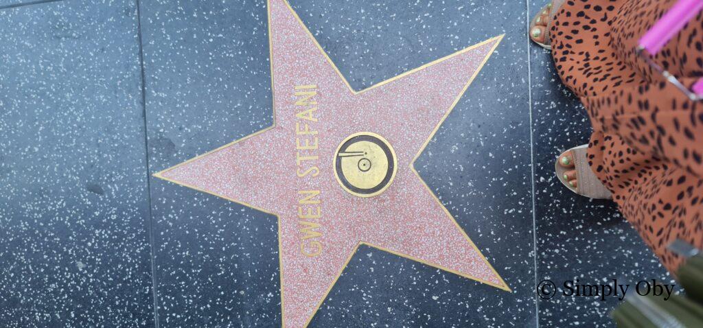 Hollywood walk of fame