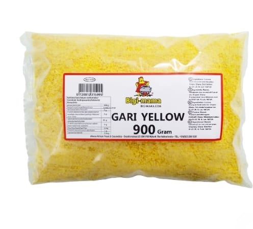 Bag of yellow garri