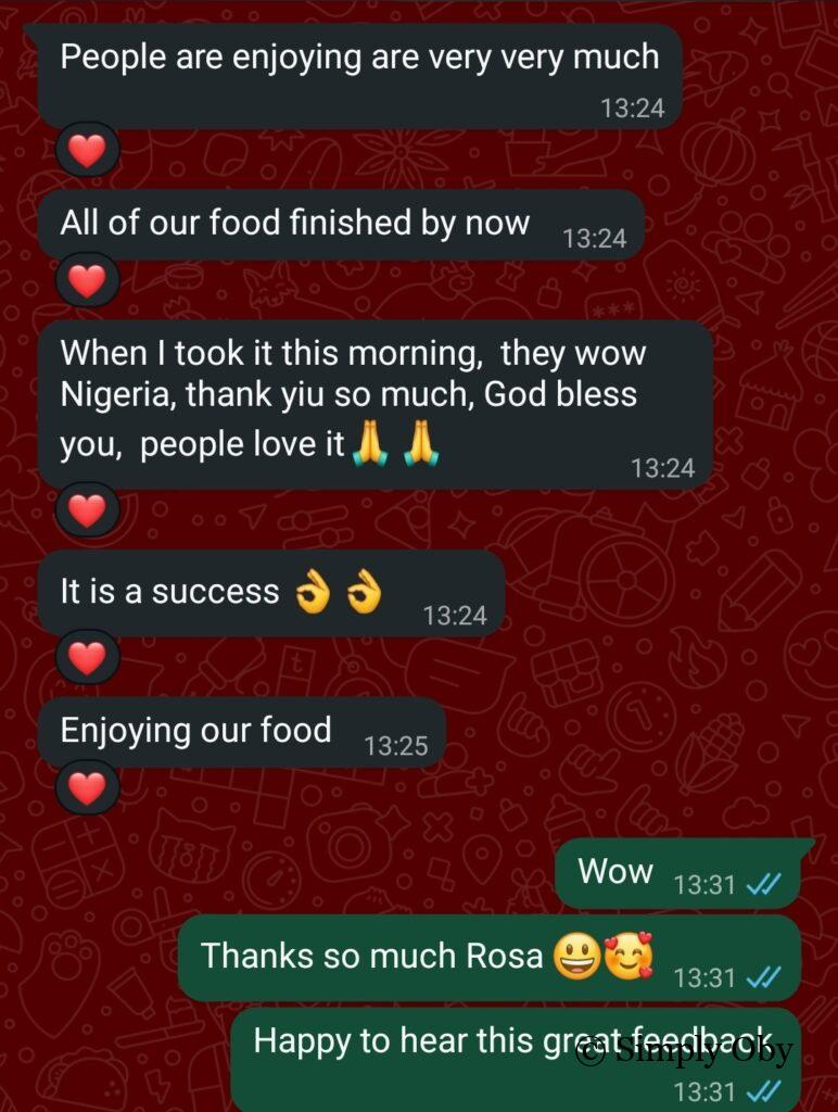 Food review Simply Oby